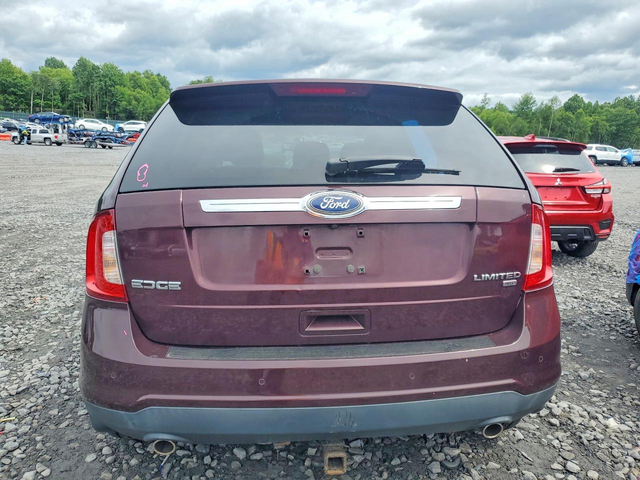 2011 Ford Edge Limited Maroon vin: 2FMDK4KC1BBA35329