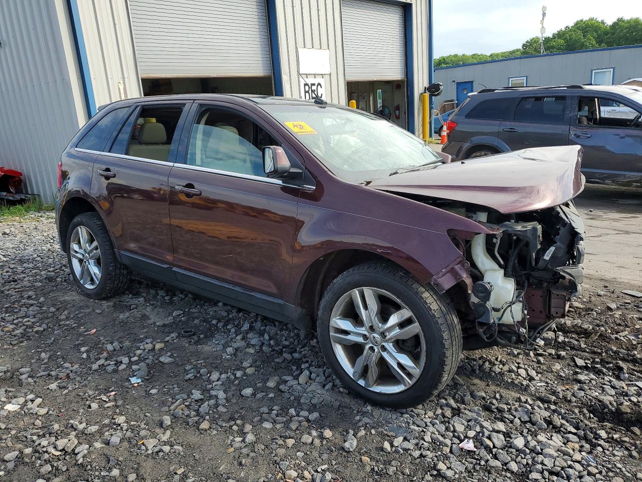 2011 Ford Edge Limited Maroon vin: 2FMDK4KC1BBA35329
