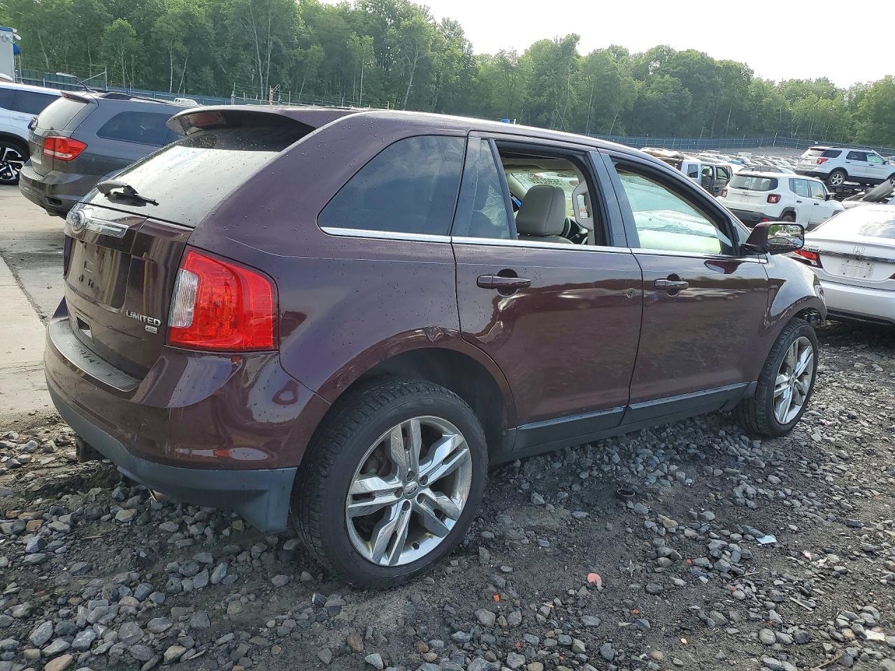 2011 Ford Edge Limited Maroon vin: 2FMDK4KC1BBA35329