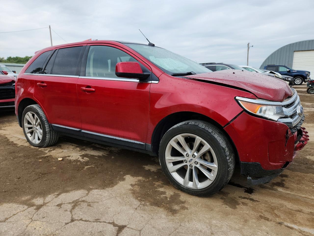 2011 Ford Edge Limited Red vin: 2FMDK4KC1BBA47349