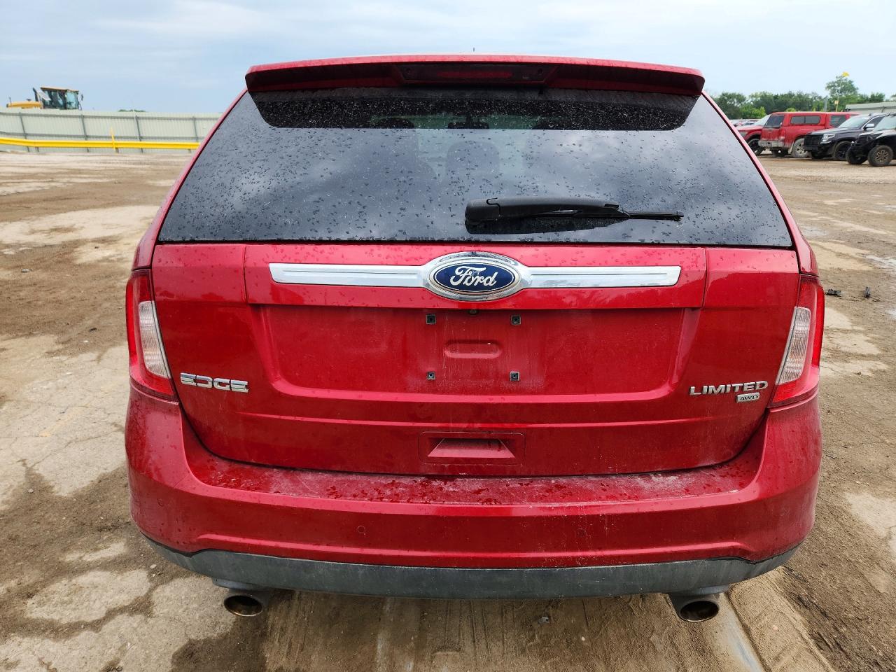 2011 Ford Edge Limited Red vin: 2FMDK4KC1BBA47349
