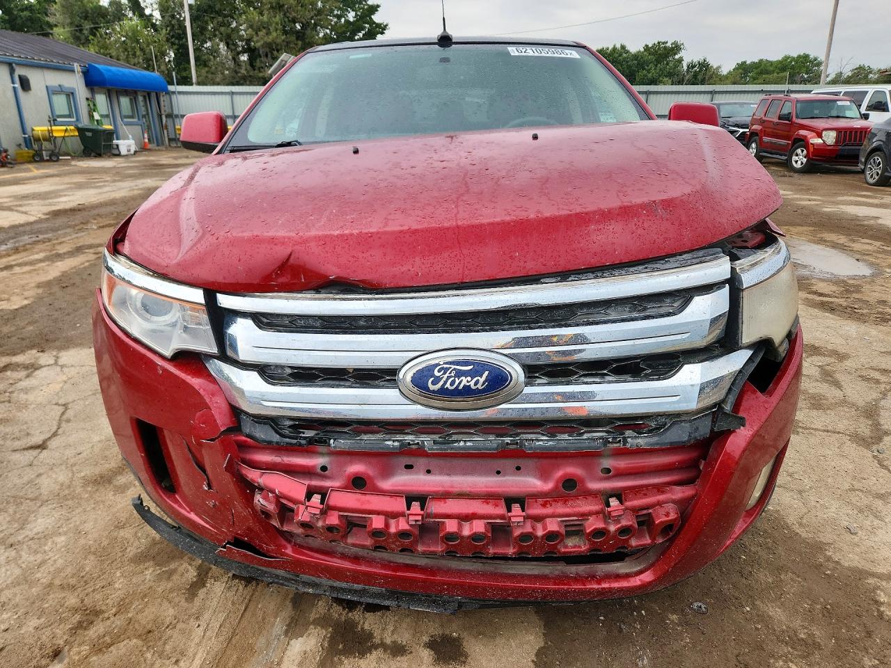 2011 Ford Edge Limited Red vin: 2FMDK4KC1BBA47349