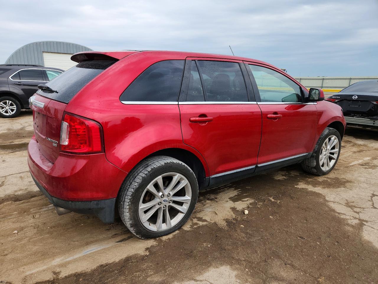 2011 Ford Edge Limited Red vin: 2FMDK4KC1BBA47349