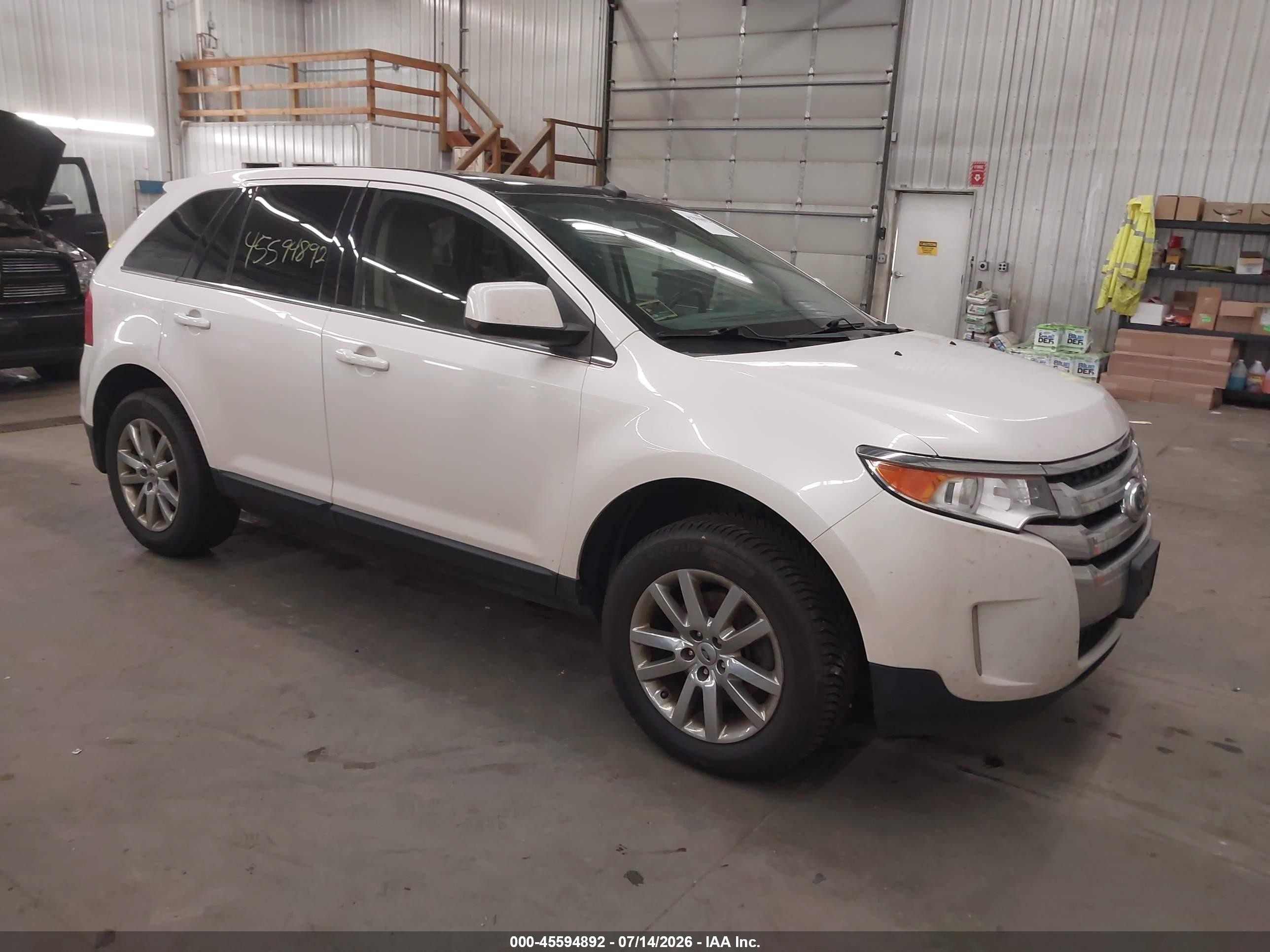 2011 Ford Edge Limited Белый vin: 2FMDK4KC1BBA61266