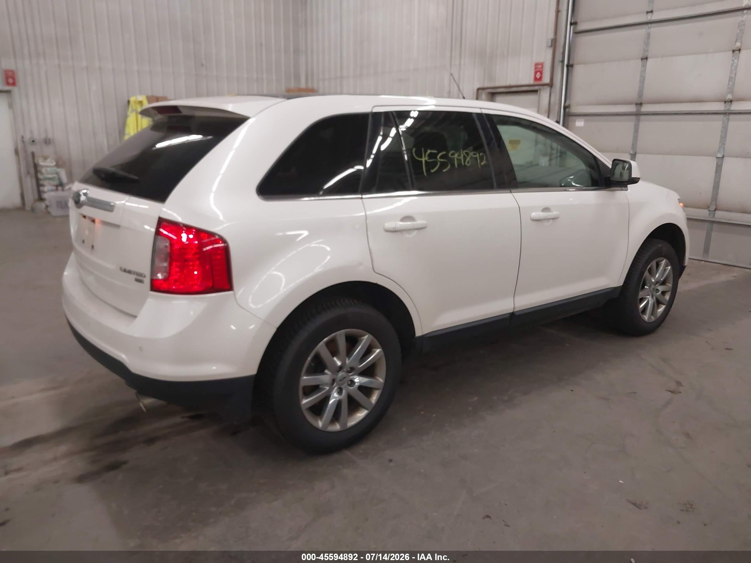 2011 Ford Edge Limited Белый vin: 2FMDK4KC1BBA61266