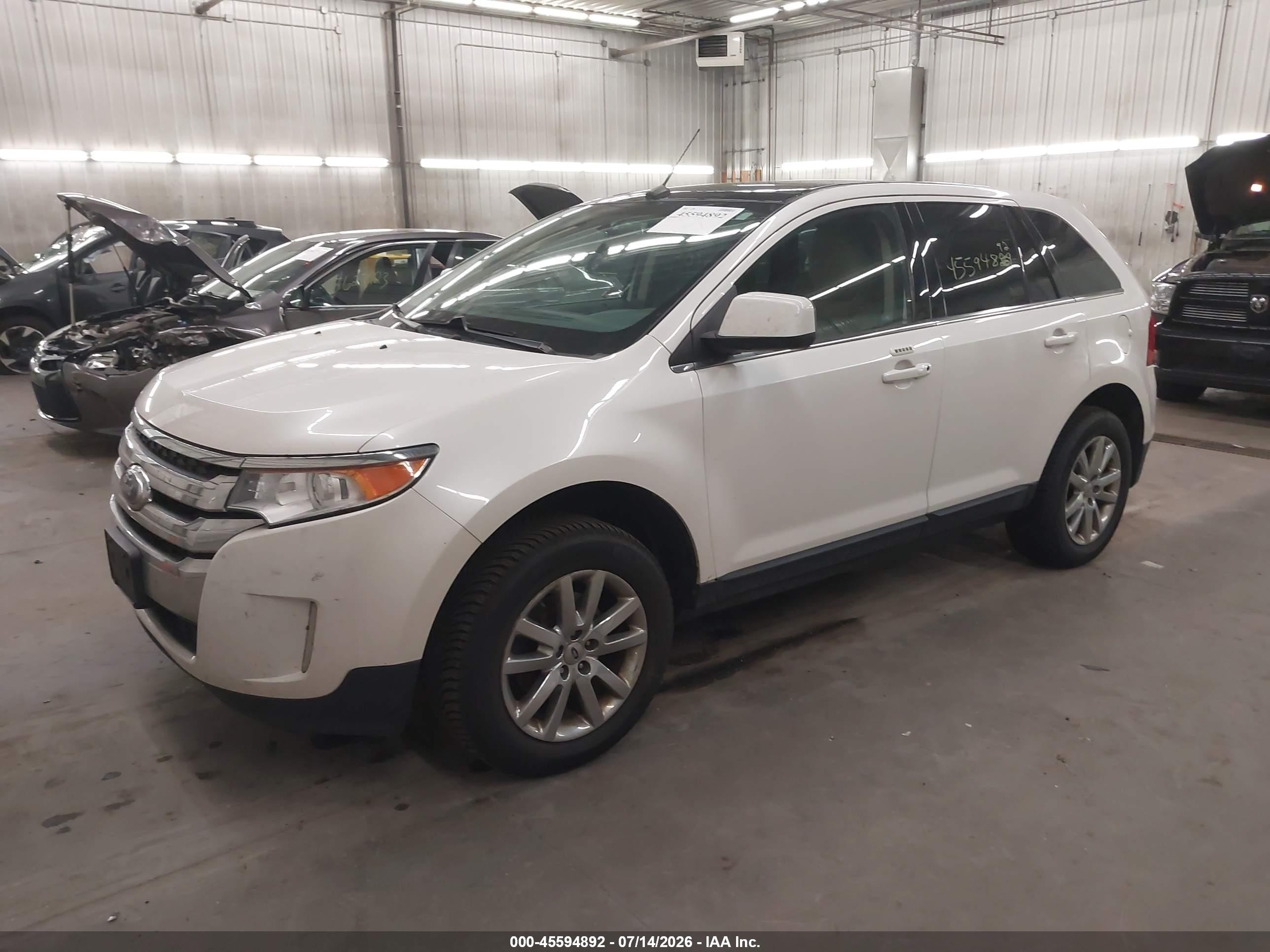 2011 Ford Edge Limited Белый vin: 2FMDK4KC1BBA61266