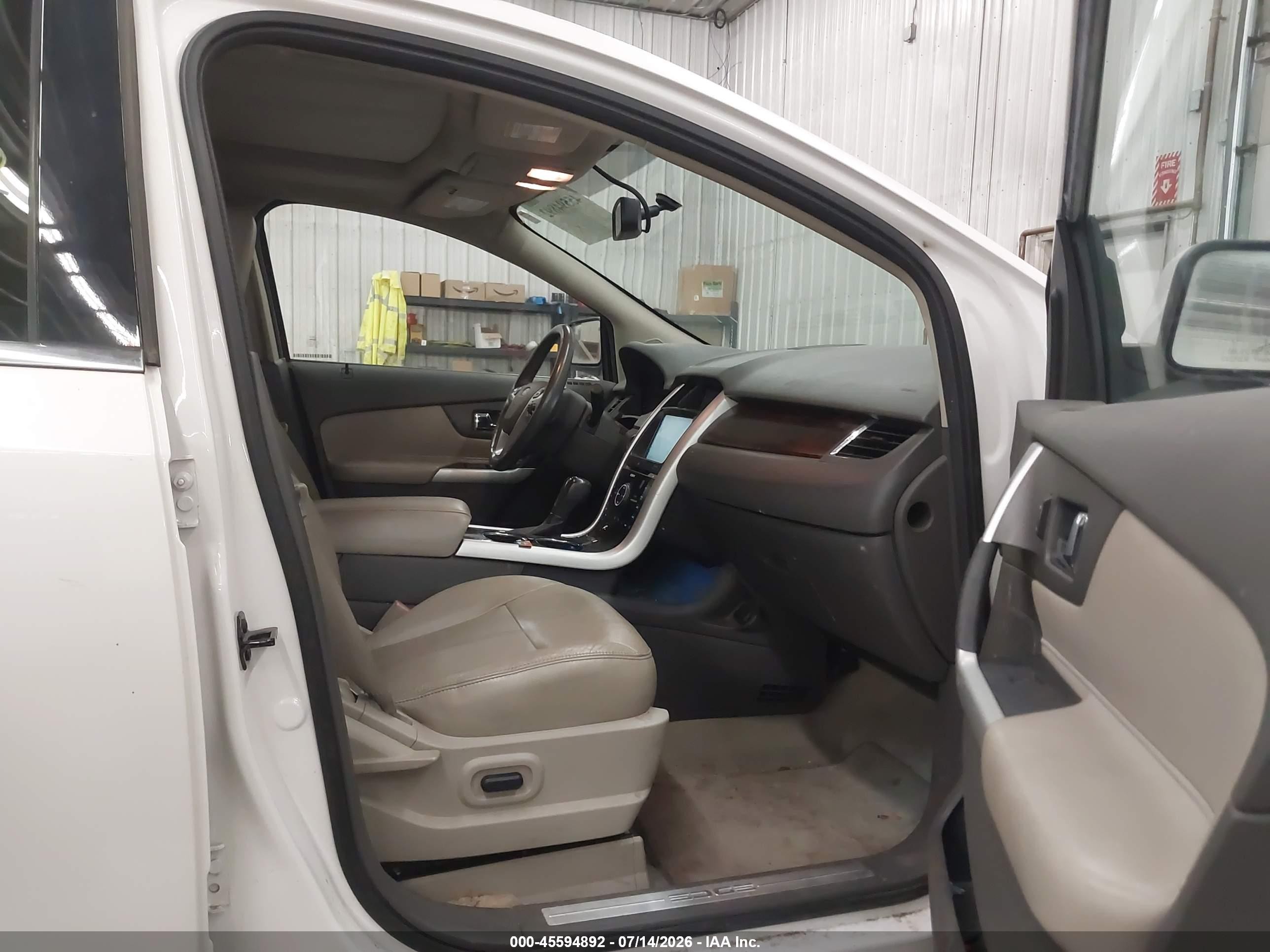 2011 Ford Edge Limited Белый vin: 2FMDK4KC1BBA61266