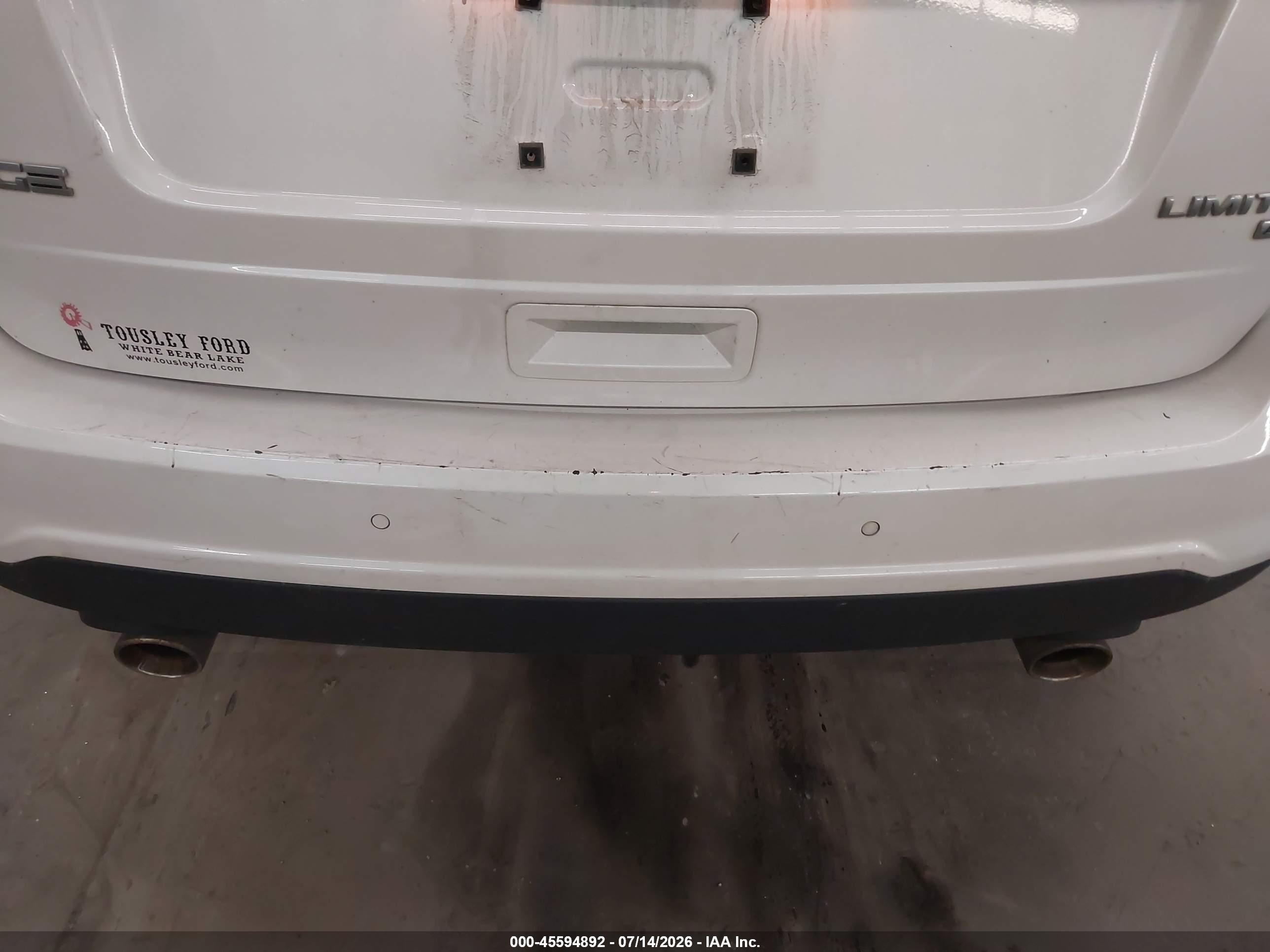 2011 Ford Edge Limited Белый vin: 2FMDK4KC1BBA61266