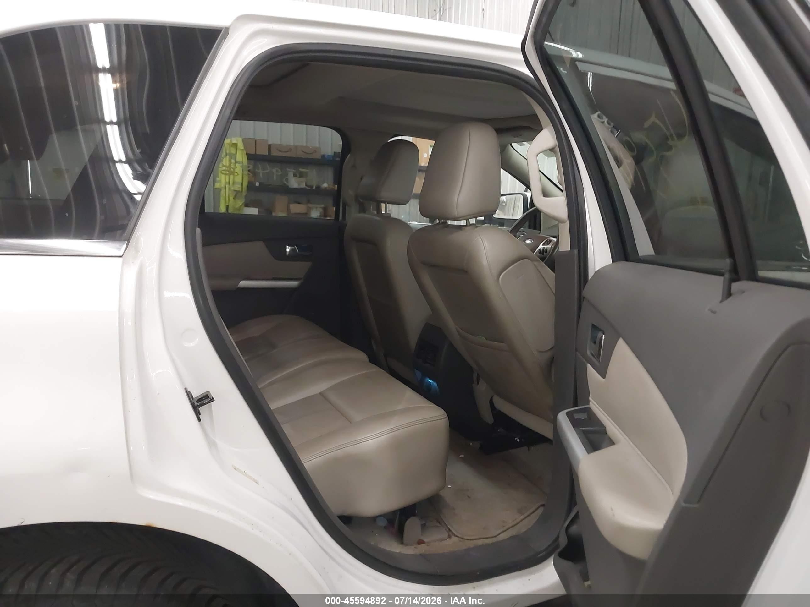 2011 Ford Edge Limited Белый vin: 2FMDK4KC1BBA61266