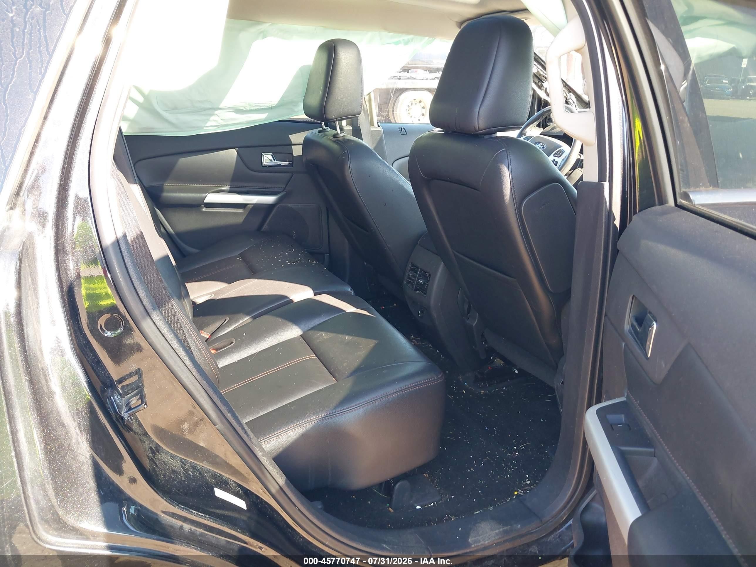 2011 Ford Edge Limited Black vin: 2FMDK4KC1BBA66192