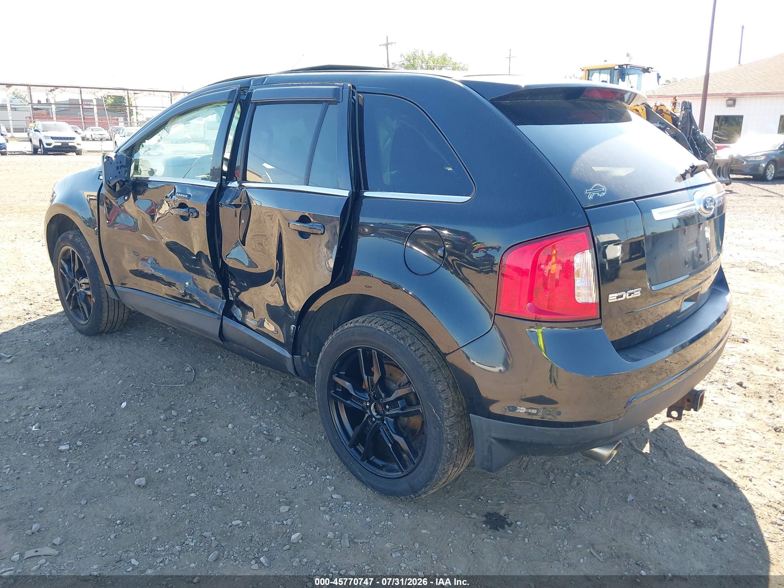 2011 Ford Edge Limited Black vin: 2FMDK4KC1BBA66192