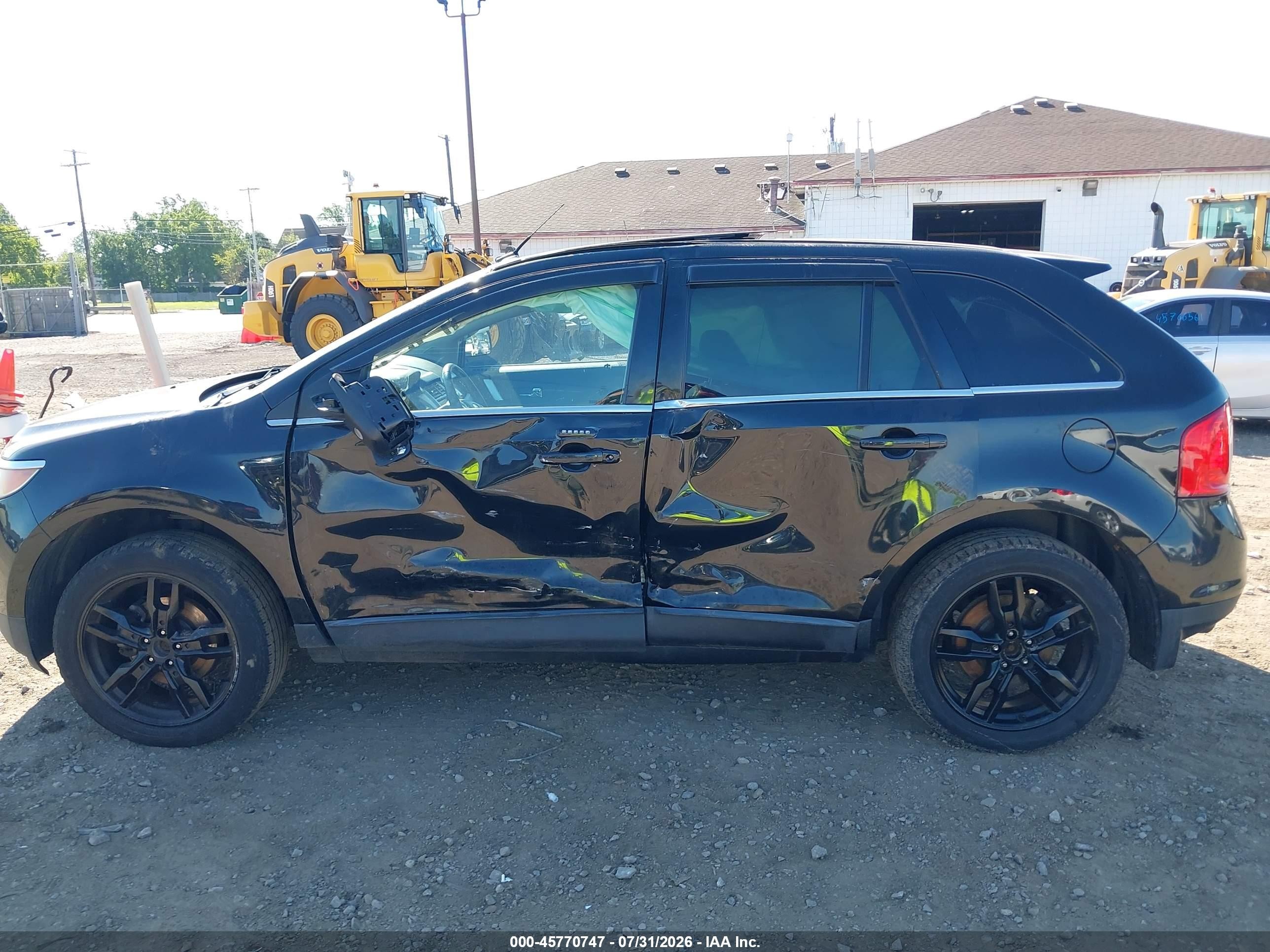 2011 Ford Edge Limited Black vin: 2FMDK4KC1BBA66192