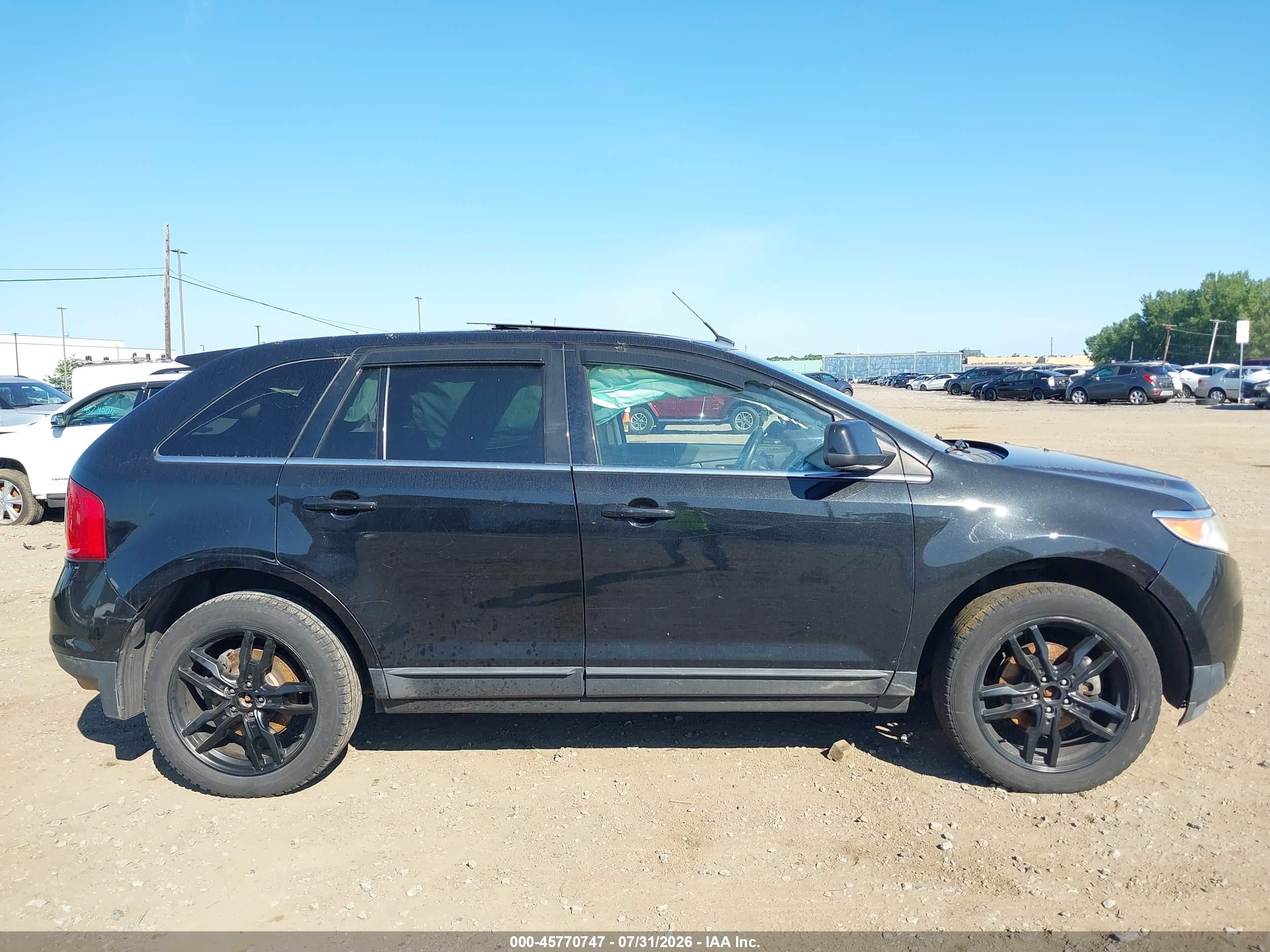 2011 Ford Edge Limited Black vin: 2FMDK4KC1BBA66192