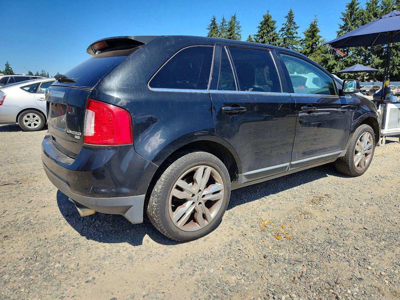 2011 Ford Edge Limited Black vin: 2FMDK4KC1BBA71599