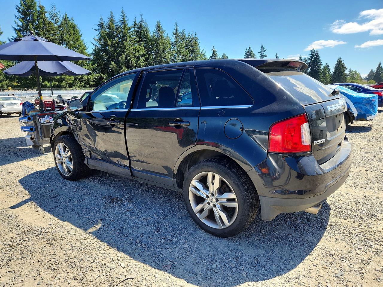 2011 Ford Edge Limited Black vin: 2FMDK4KC1BBA71599