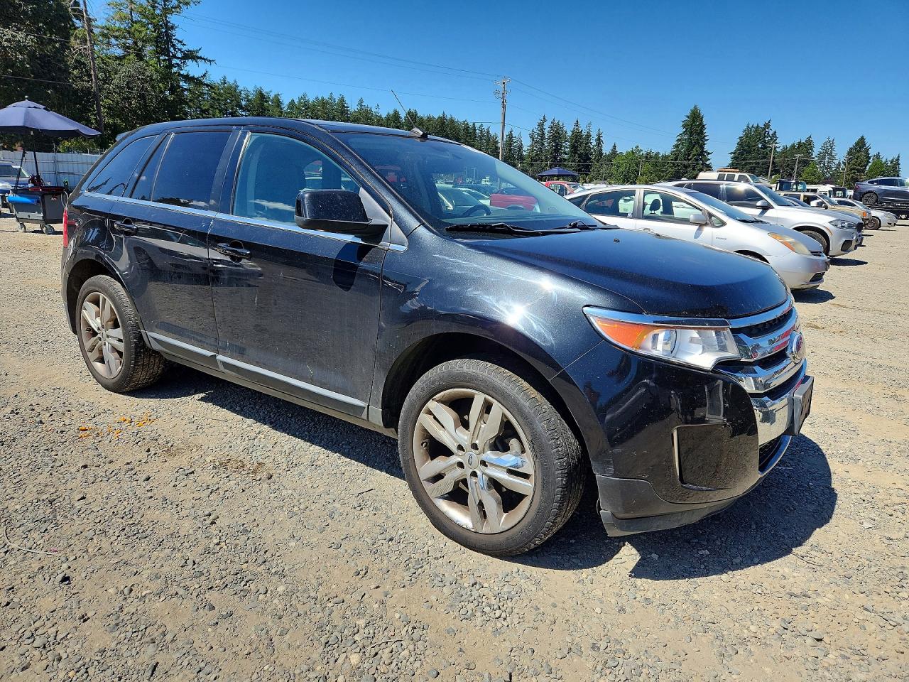 2011 Ford Edge Limited Black vin: 2FMDK4KC1BBA71599