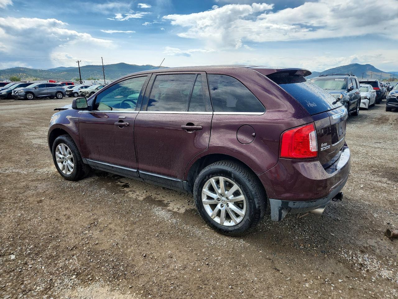 2011 Ford Edge Limited Burgundy vin: 2FMDK4KC1BBA76558