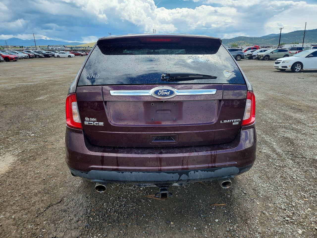 2011 Ford Edge Limited Burgundy vin: 2FMDK4KC1BBA76558