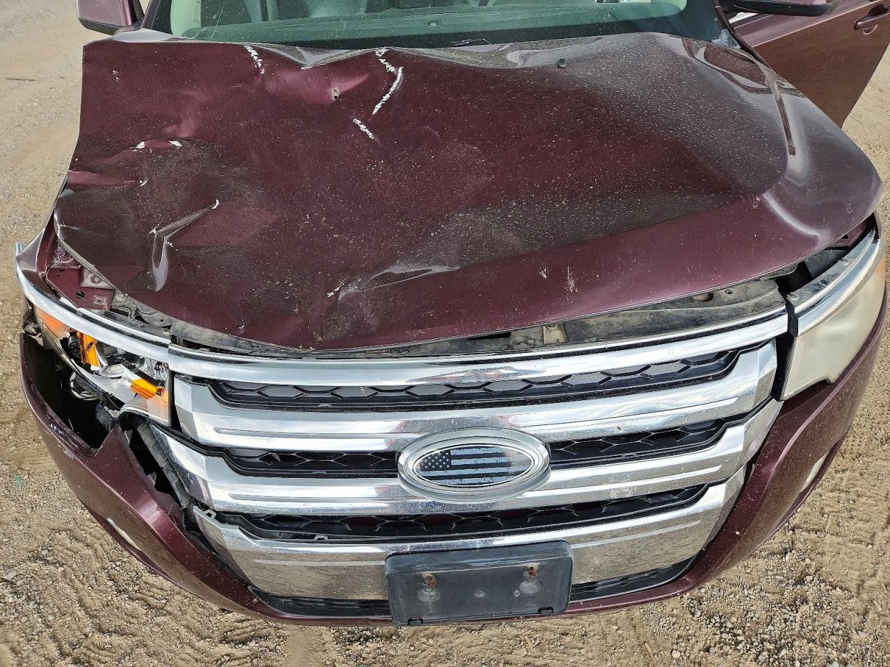 2011 Ford Edge Limited Burgundy vin: 2FMDK4KC1BBA76558