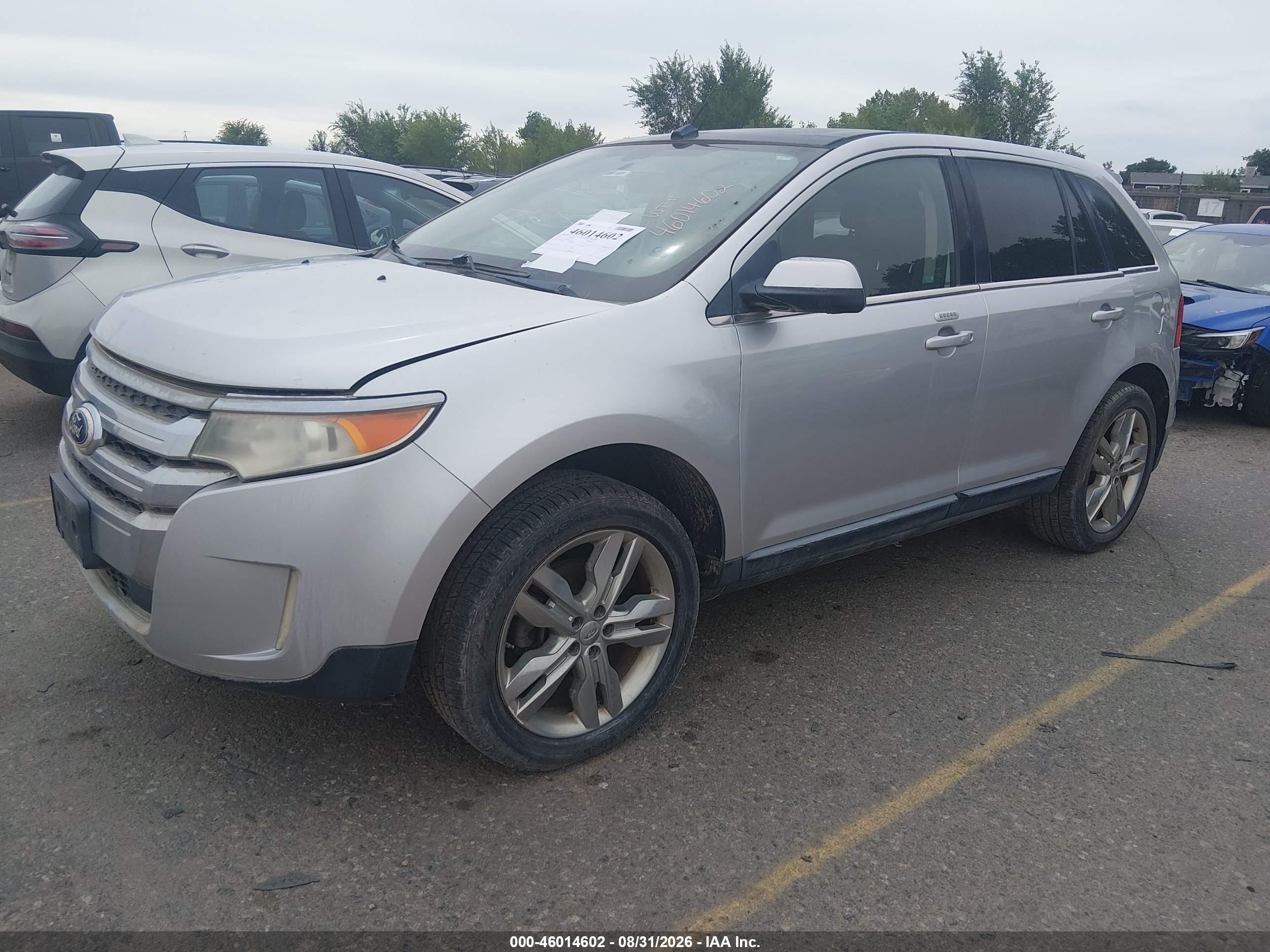 2011 Ford Edge Limited Серебряный vin: 2FMDK4KC1BBB11230