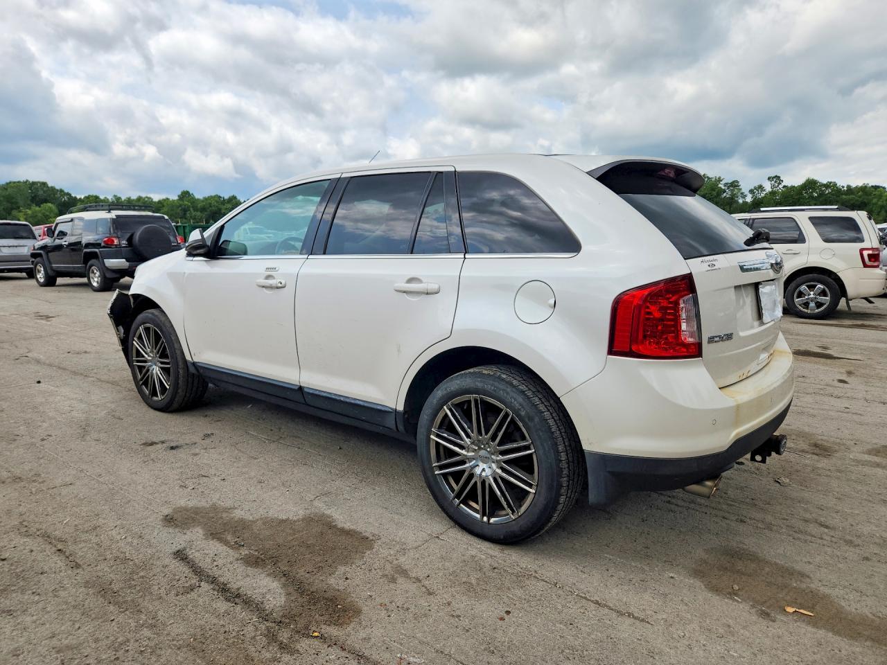 2012 Ford Edge Limited White vin: 2FMDK4KC1CBA35963