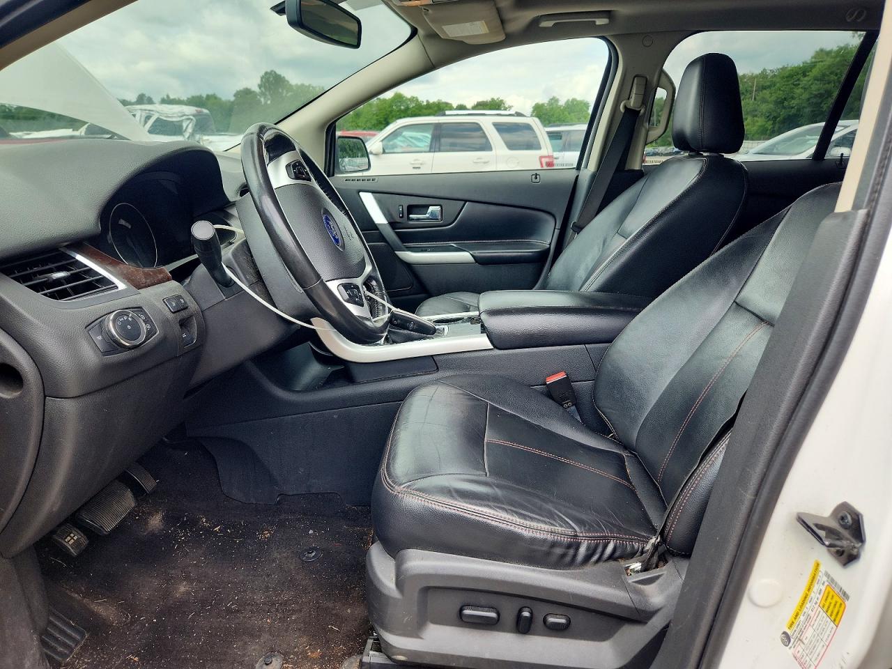 2012 Ford Edge Limited White vin: 2FMDK4KC1CBA35963