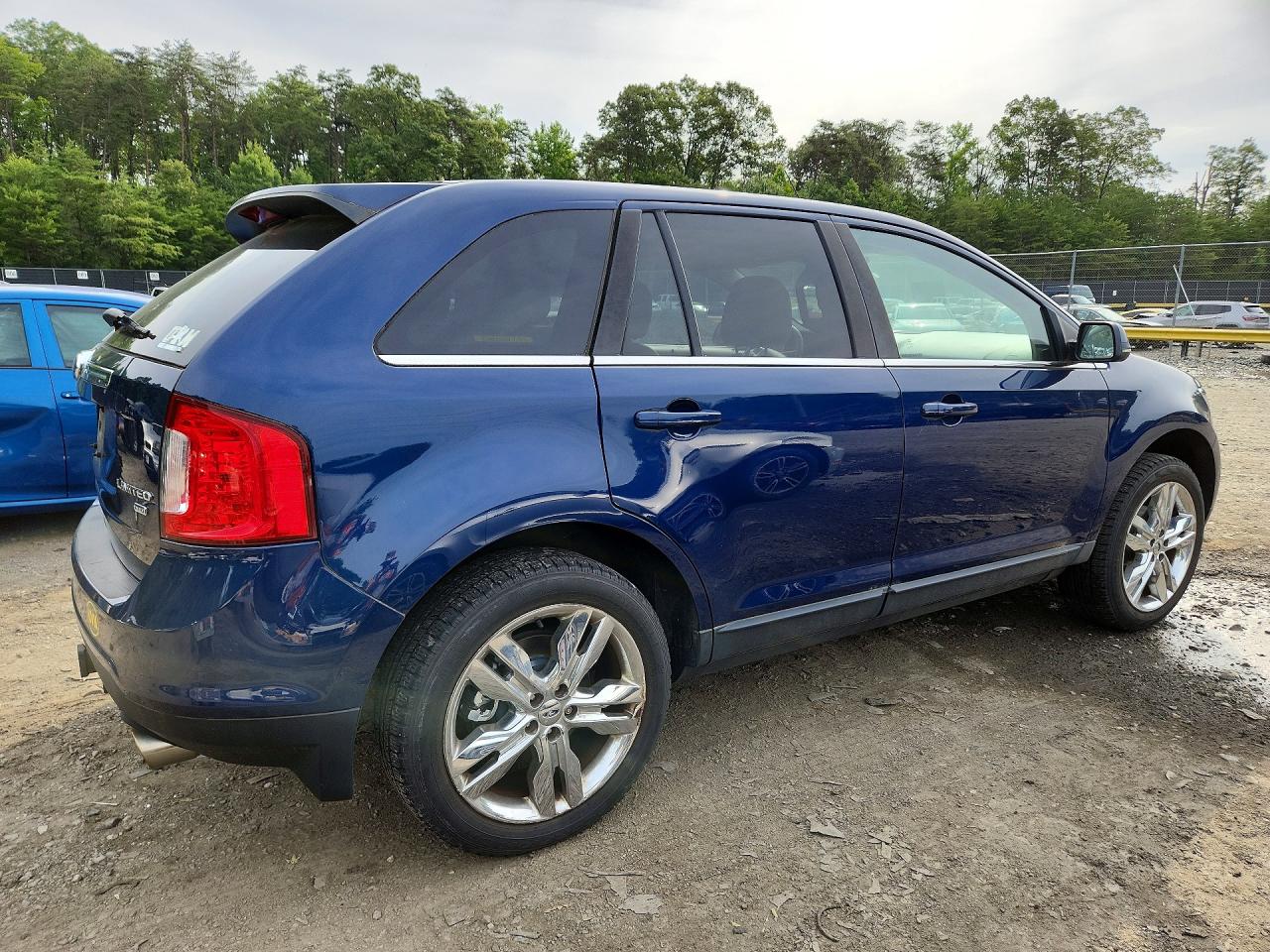 2012 Ford Edge Limited Blue vin: 2FMDK4KC1CBA62077