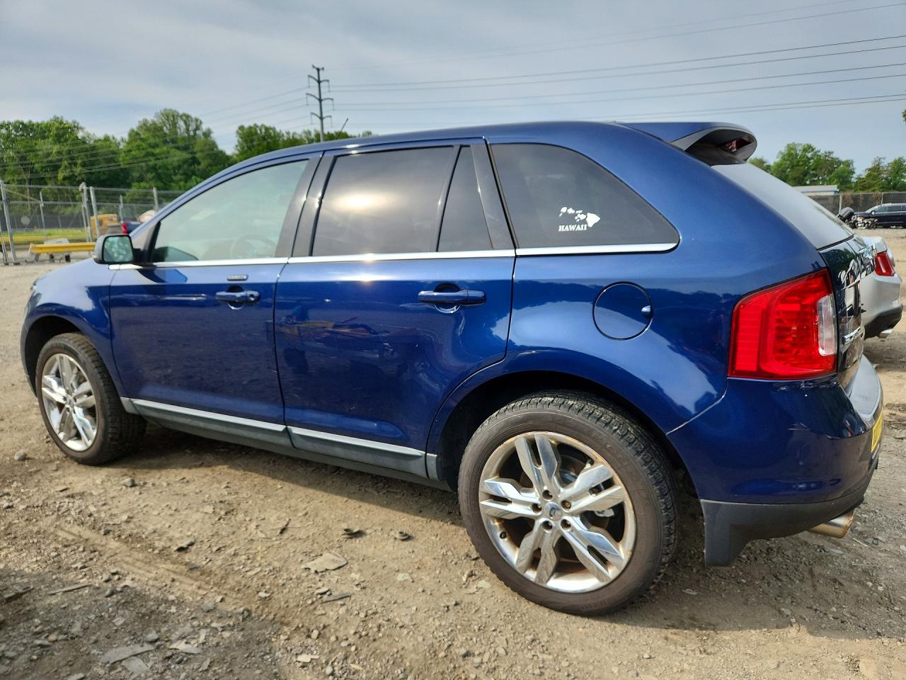 2012 Ford Edge Limited Blue vin: 2FMDK4KC1CBA62077