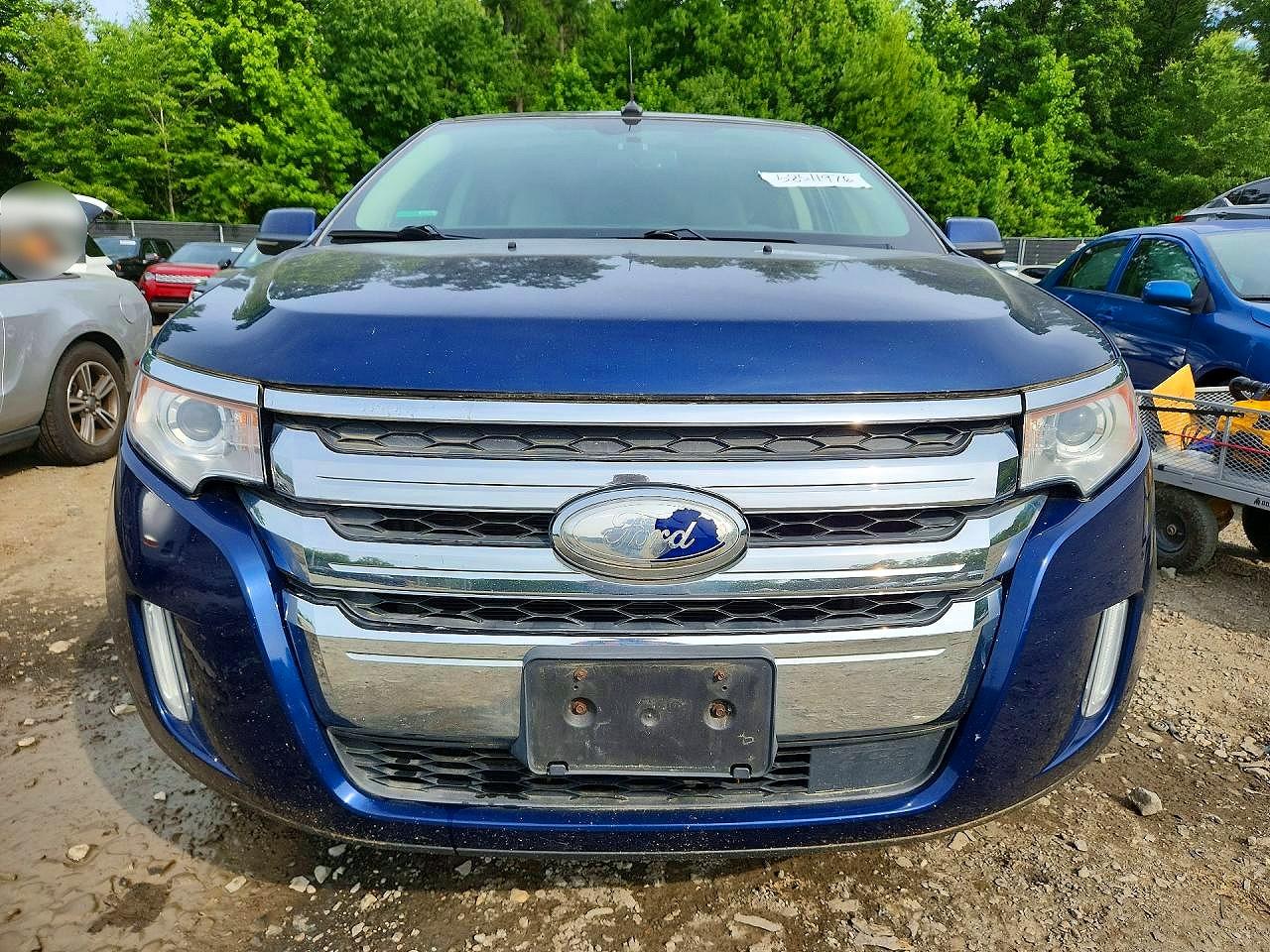 2012 Ford Edge Limited Blue vin: 2FMDK4KC1CBA62077