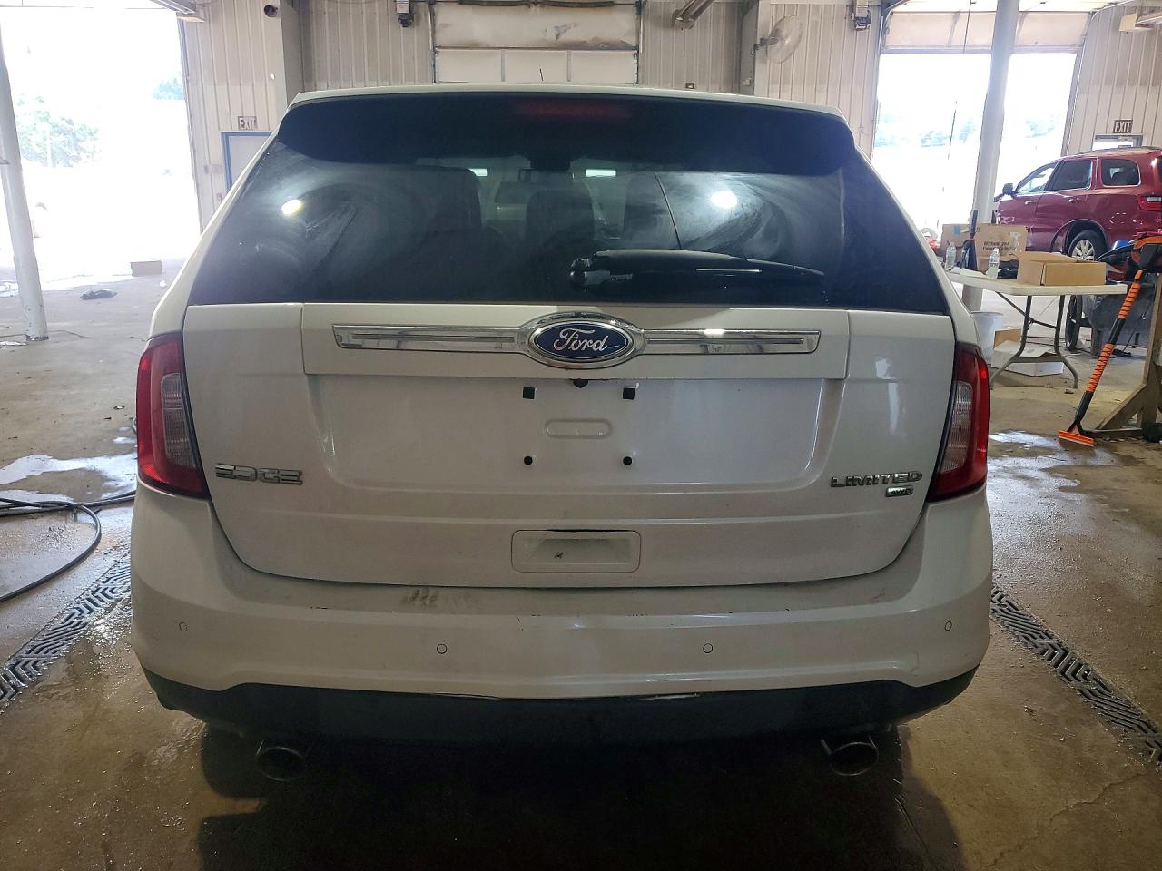 2012 Ford Edge Limited White vin: 2FMDK4KC1CBA72589
