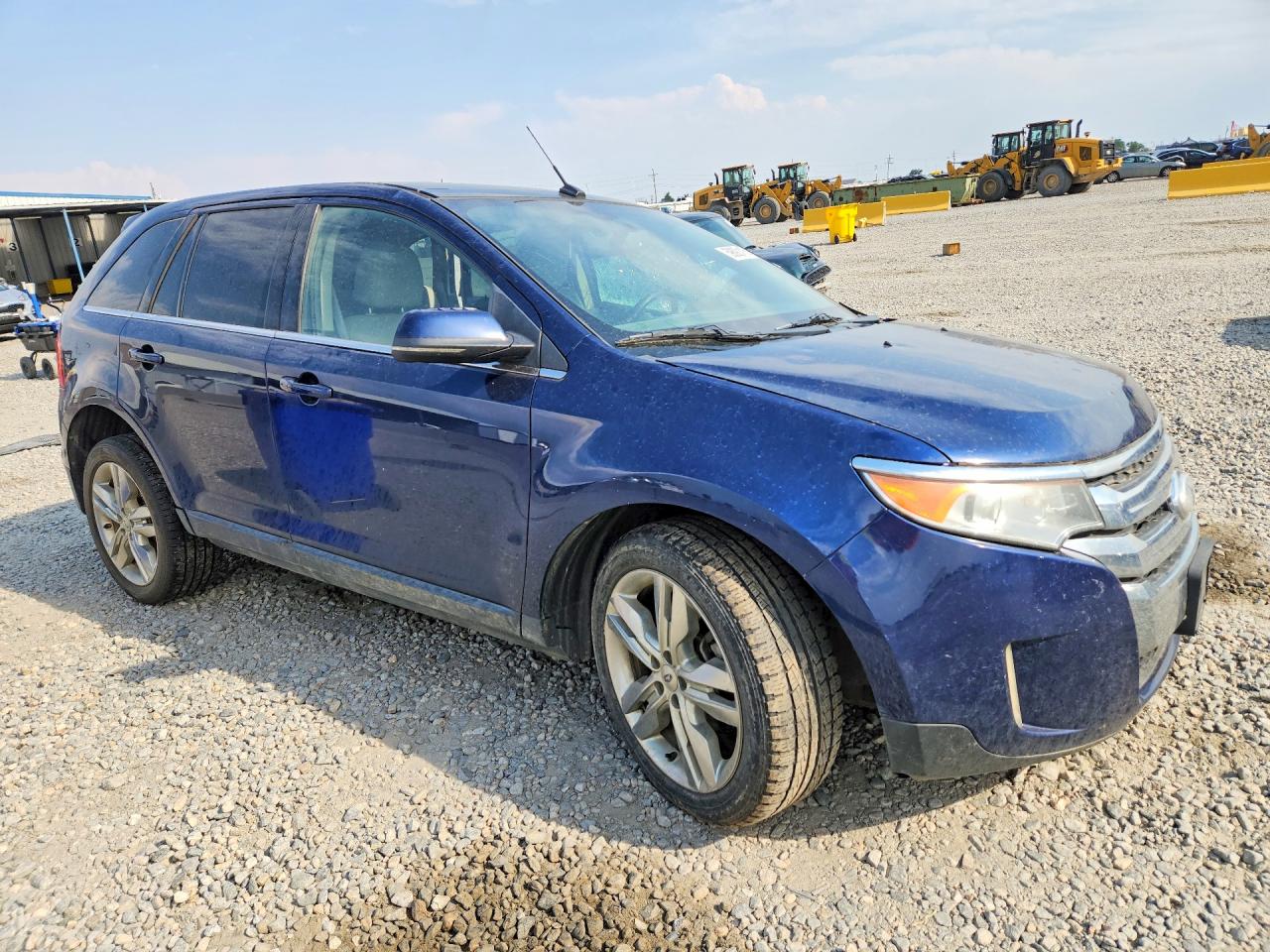 2012 Ford Edge Limited Blue vin: 2FMDK4KC1CBA96178