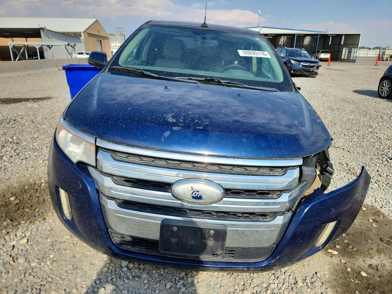 2012 Ford Edge Limited Blue vin: 2FMDK4KC1CBA96178