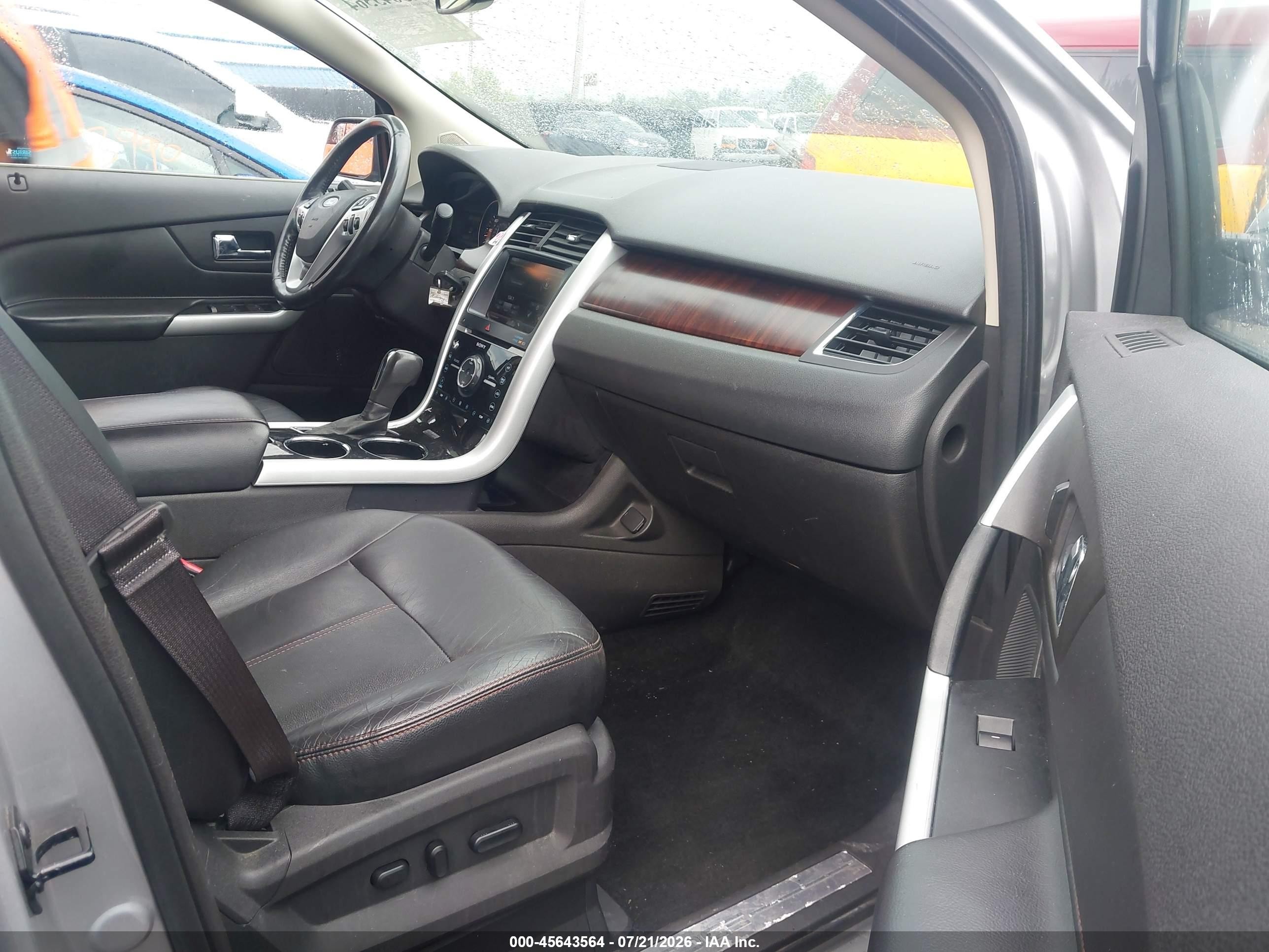 2013 Ford Edge Limited Silver vin: 2FMDK4KC1DBA13835