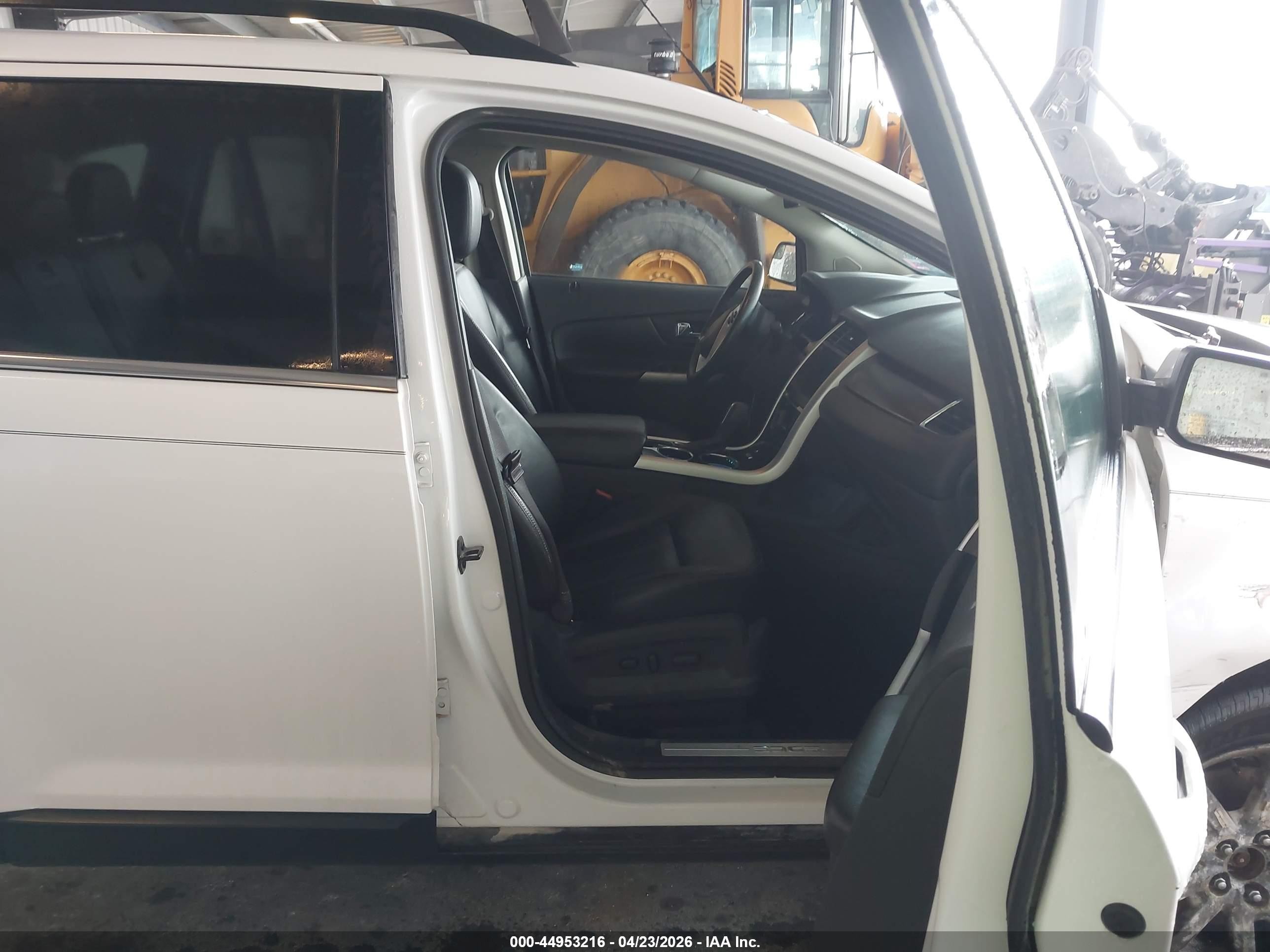2013 Ford Edge Limited White vin: 2FMDK4KC1DBB66490