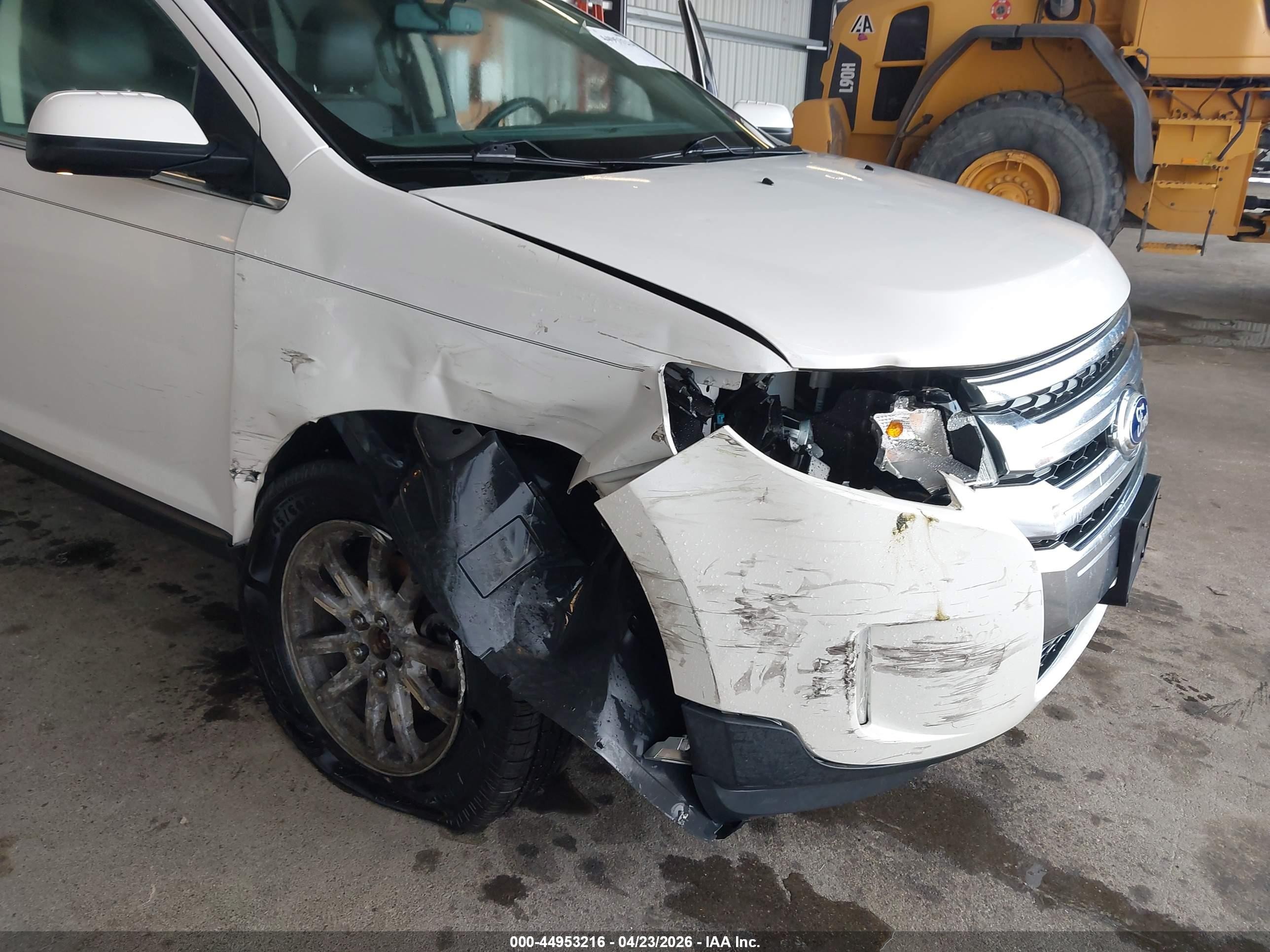 2013 Ford Edge Limited White vin: 2FMDK4KC1DBB66490