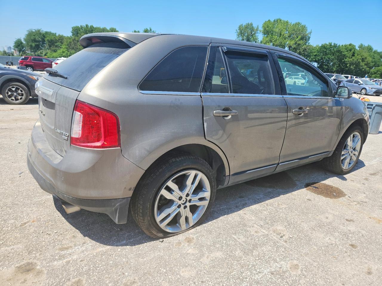2013 Ford Edge Limited Tan vin: 2FMDK4KC1DBB90434