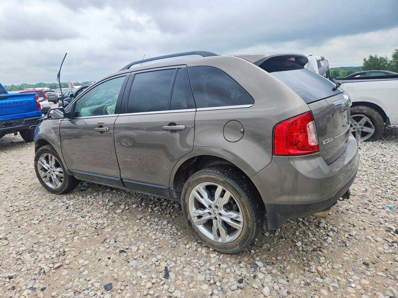 2013 Ford Edge Limited Серый vin: 2FMDK4KC1DBC42158