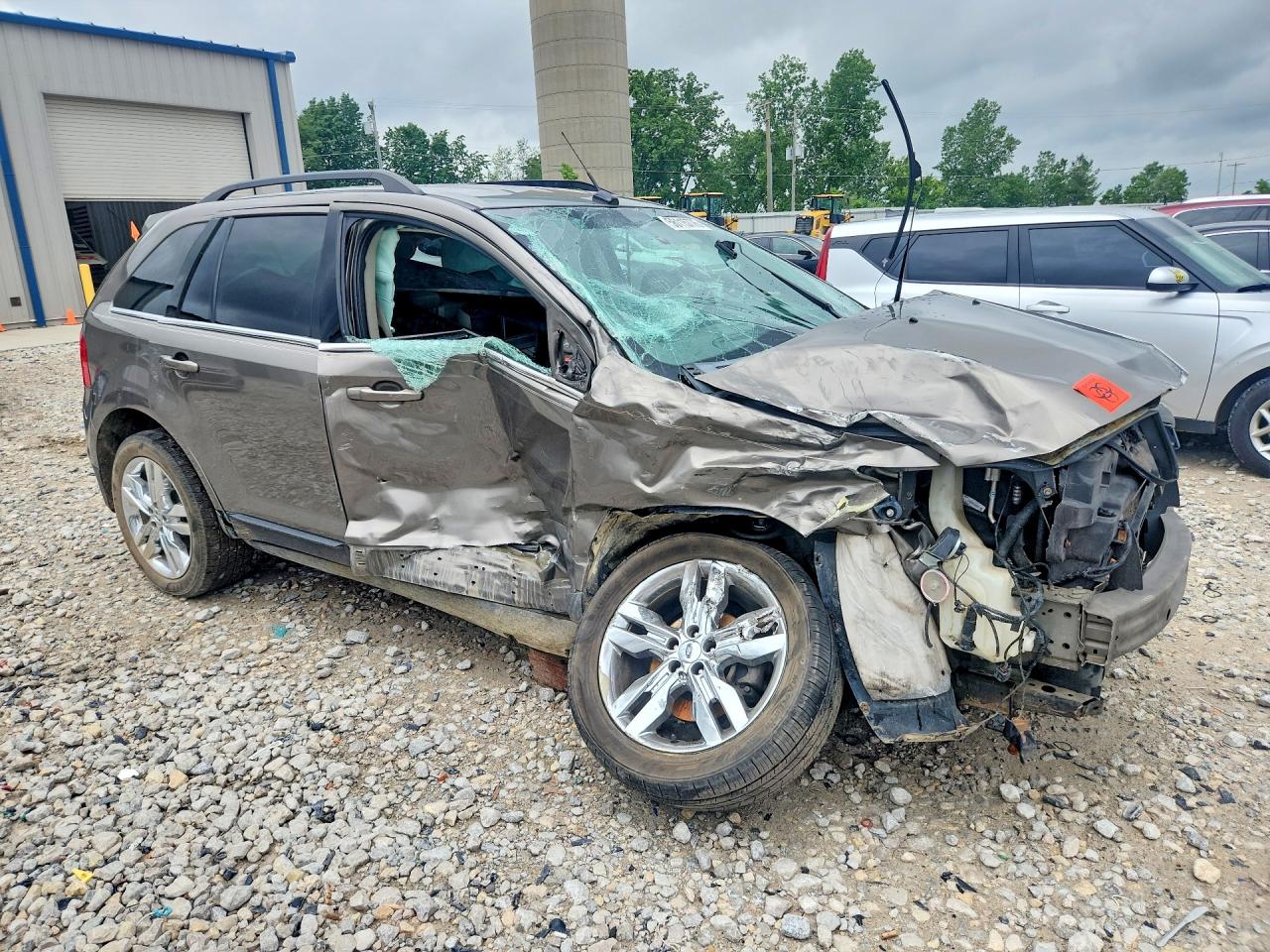 2013 Ford Edge Limited Серый vin: 2FMDK4KC1DBC42158