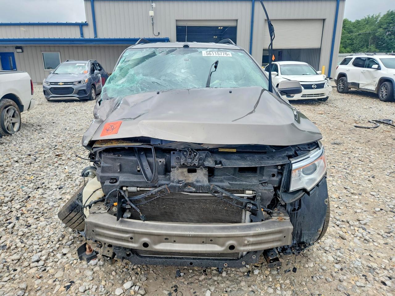 2013 Ford Edge Limited Серый vin: 2FMDK4KC1DBC42158