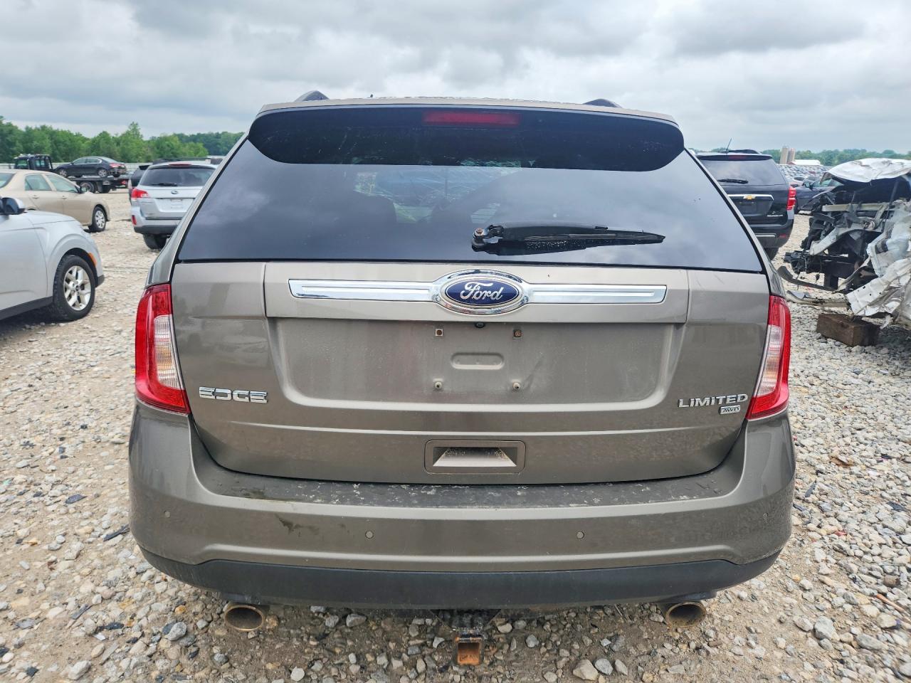 2013 Ford Edge Limited Серый vin: 2FMDK4KC1DBC42158