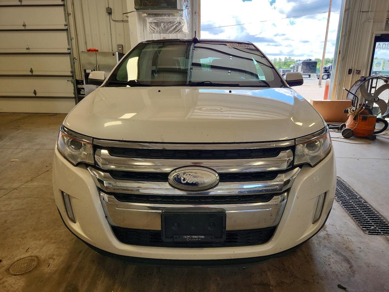 2013 Ford Edge Limited White vin: 2FMDK4KC1DBC72499