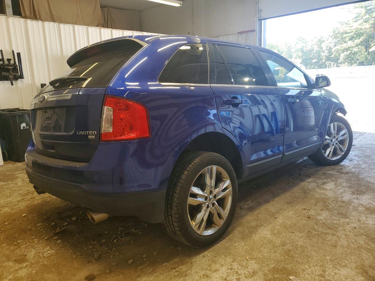 2013 Ford Edge Limited Blue vin: 2FMDK4KC1DBC76214