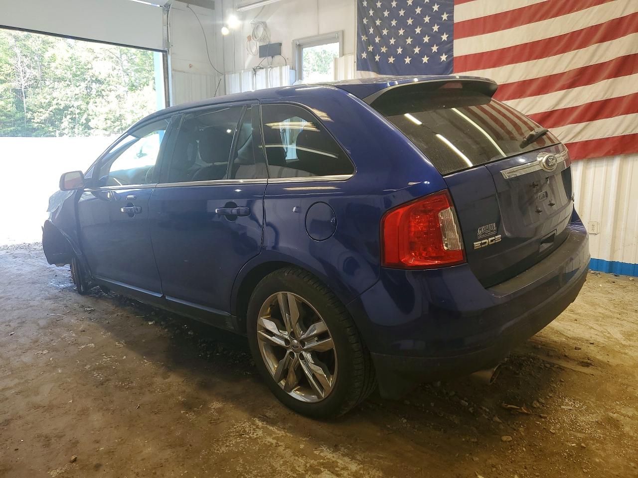 2013 Ford Edge Limited Blue vin: 2FMDK4KC1DBC76214