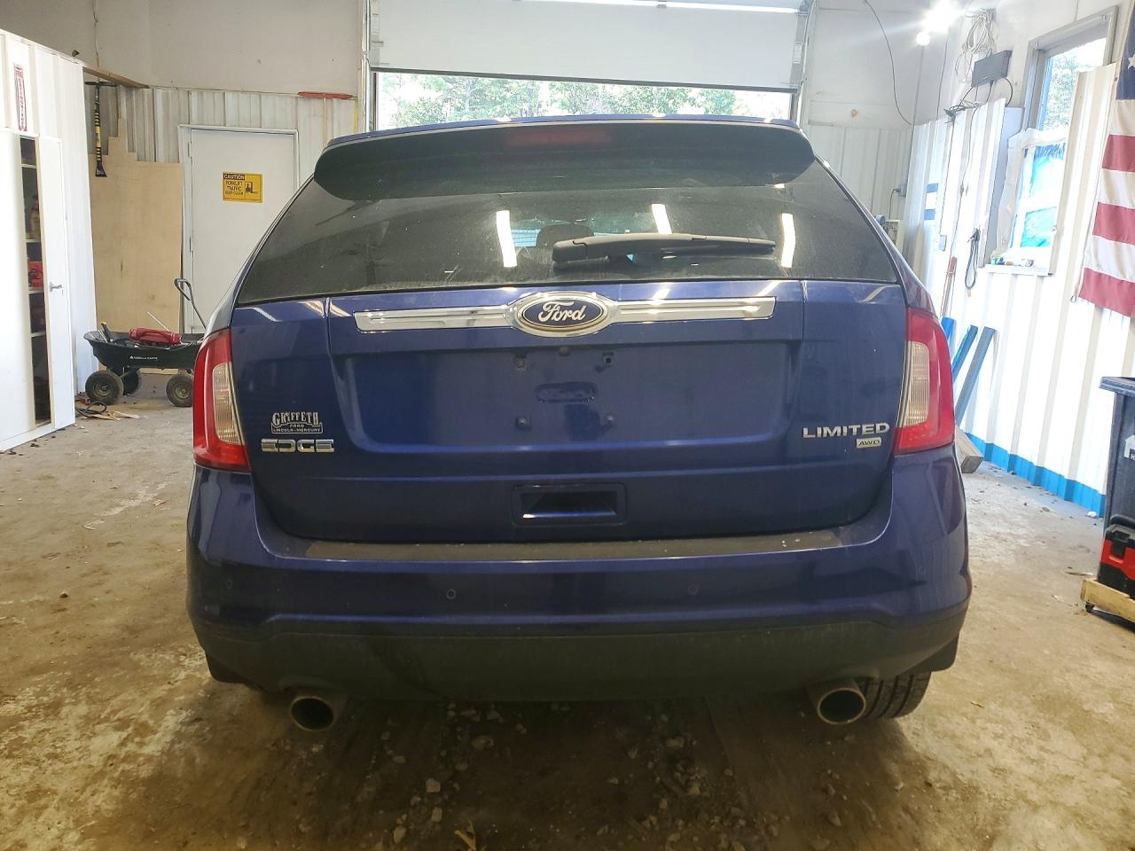 2013 Ford Edge Limited Blue vin: 2FMDK4KC1DBC76214
