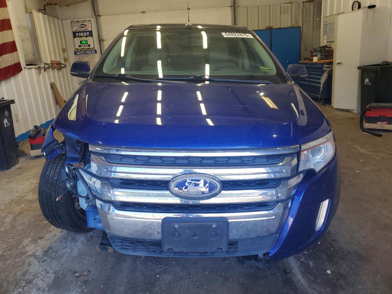 2013 Ford Edge Limited Blue vin: 2FMDK4KC1DBC76214