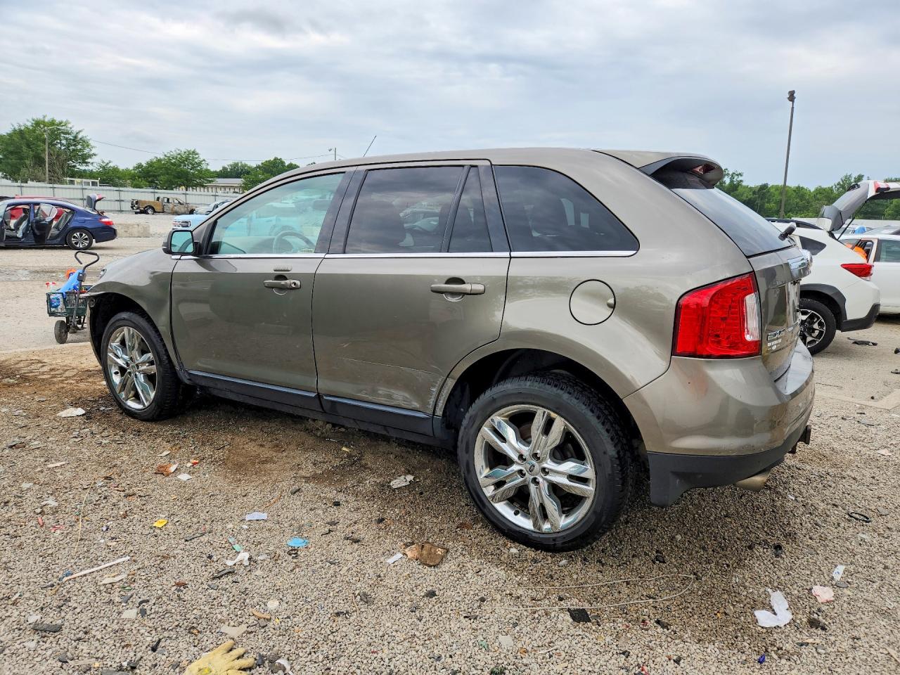 2013 Ford Edge Limited Brown vin: 2FMDK4KC1DBE24832