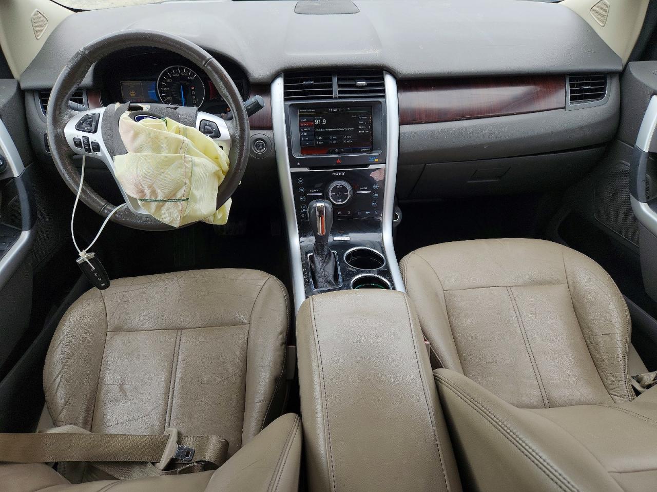 2013 Ford Edge Limited Brown vin: 2FMDK4KC1DBE24832