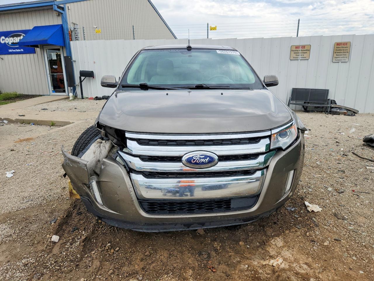 2013 Ford Edge Limited Brown vin: 2FMDK4KC1DBE24832