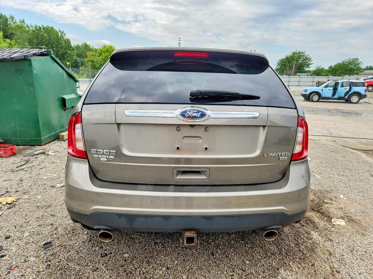 2013 Ford Edge Limited Brown vin: 2FMDK4KC1DBE24832