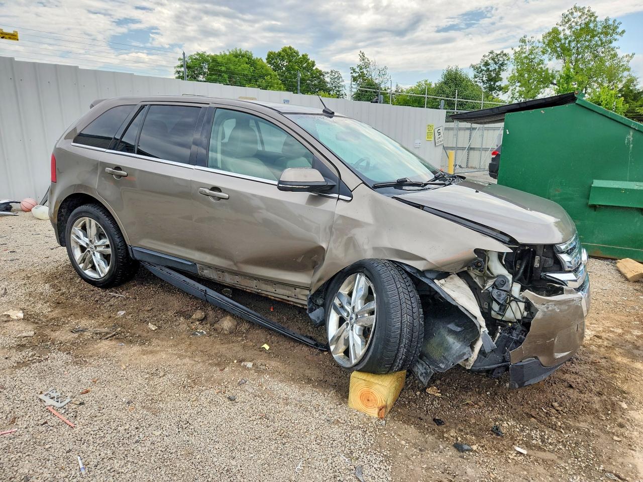 2013 Ford Edge Limited Brown vin: 2FMDK4KC1DBE24832